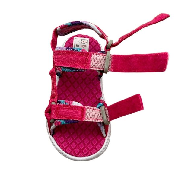 Kamik Toddler Girls Adjustable Strappy Sandals Size 7 Pink Lightweight & Comfy - Picture 5 of 14